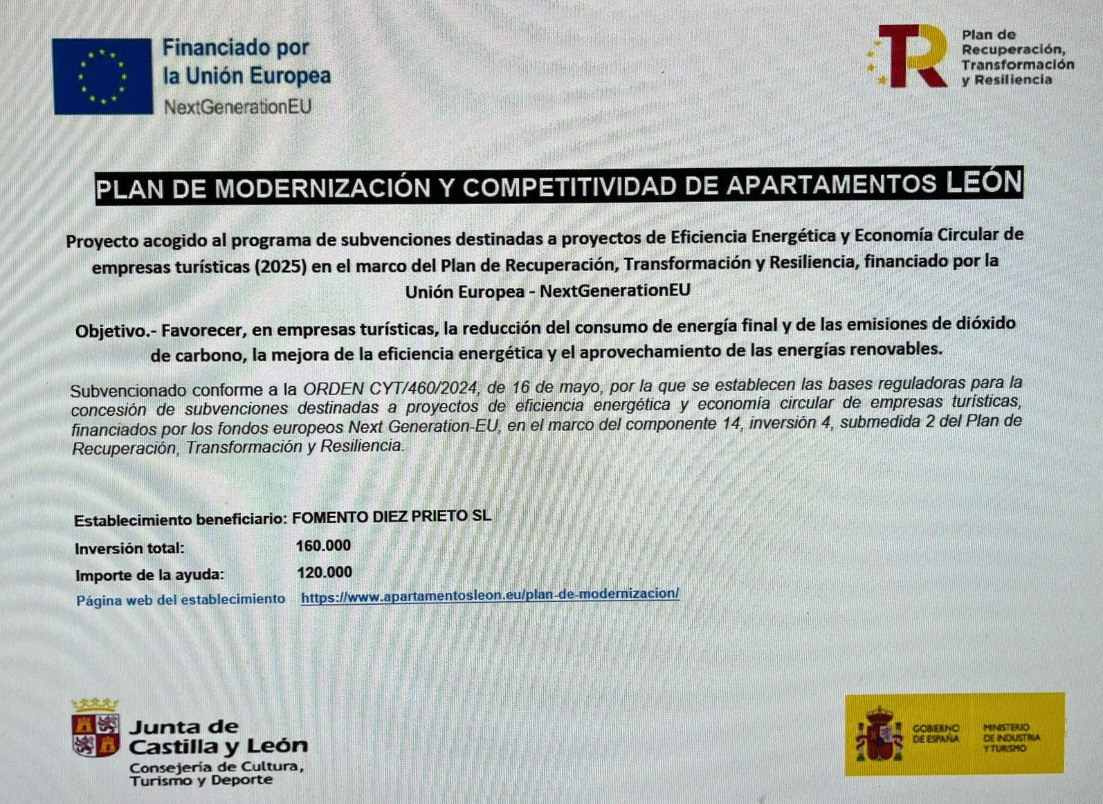 Plan de moderización de apartamentos León subvencionado